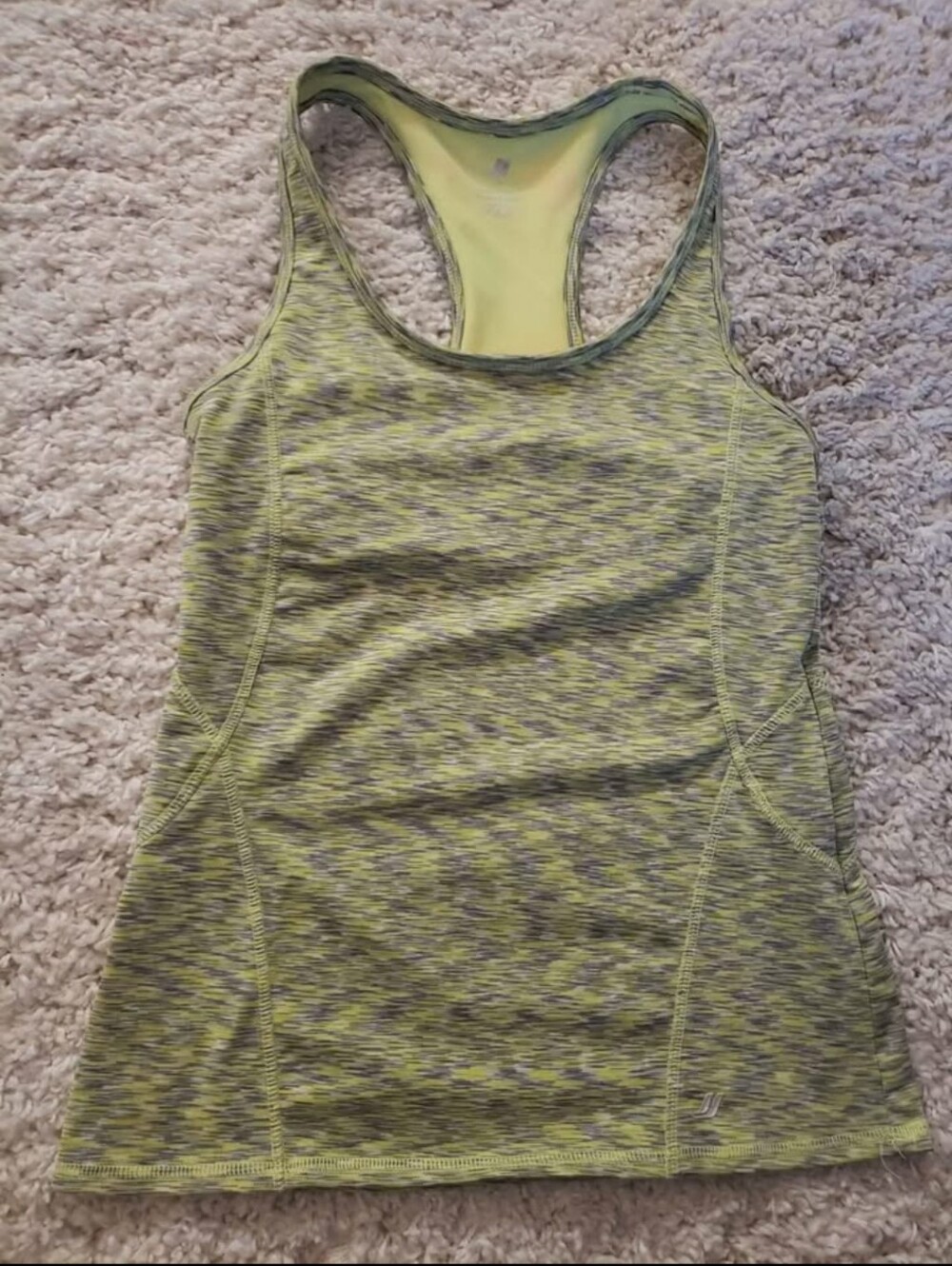 Joe Fresh Lime Heather Racerback Tank - Picture 2 of 4